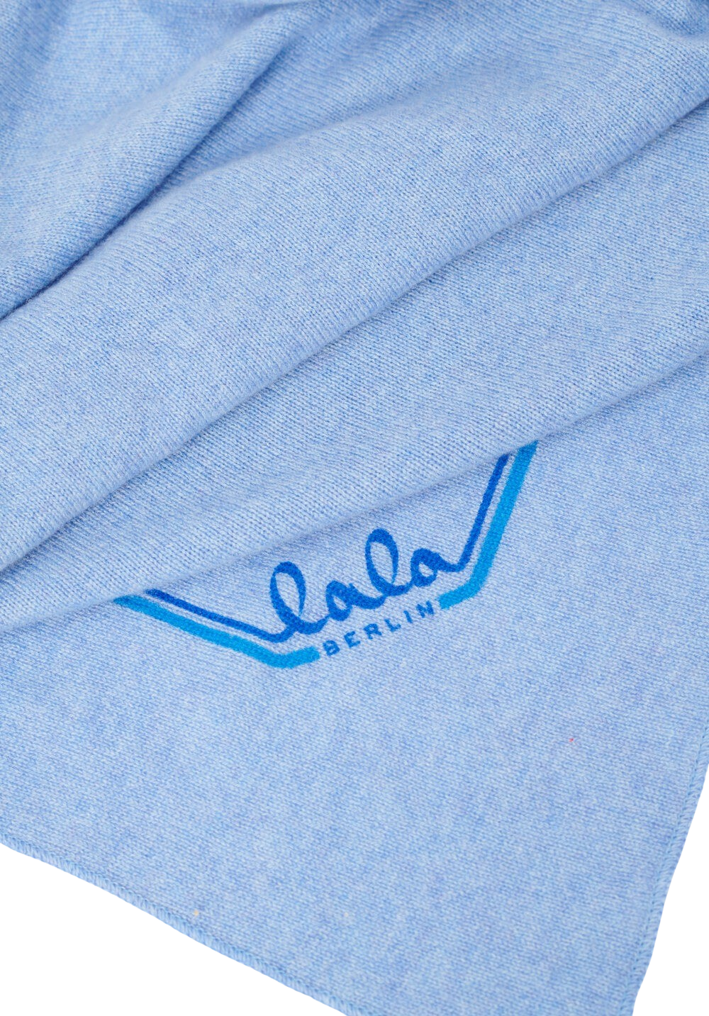 Triangle Solid M tørklæde - Blue Jewel Shades